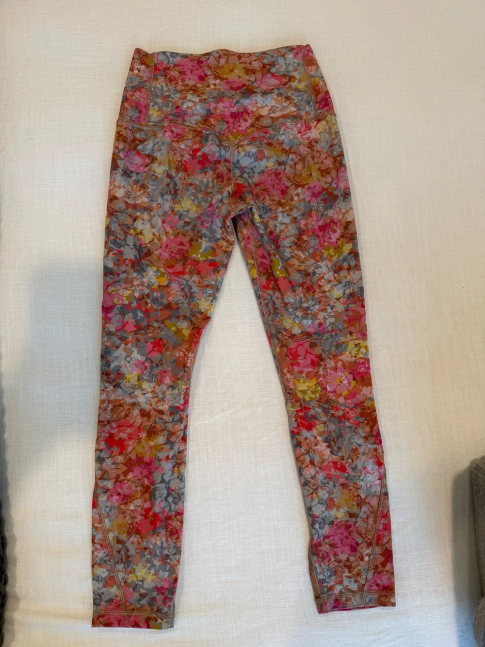 lululemon athletica Floral High-Rise Leggings - Pink, Gray, Brown - Picture 2 of 3